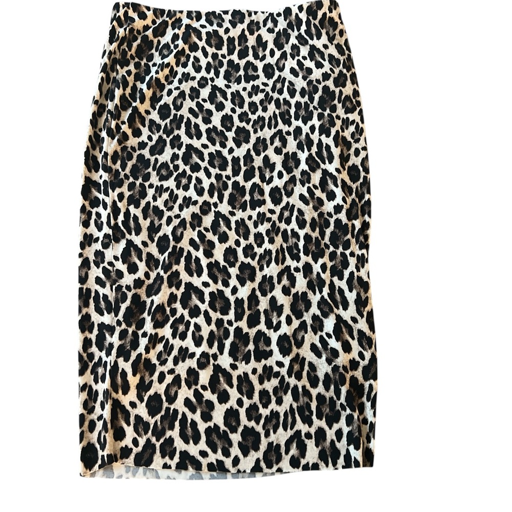Vince Camuto Leopard Print Pencil Skirt Size XXS